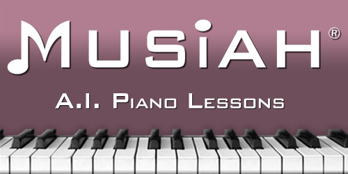 Musiah Logo: How to play piano - Learn to play piano online